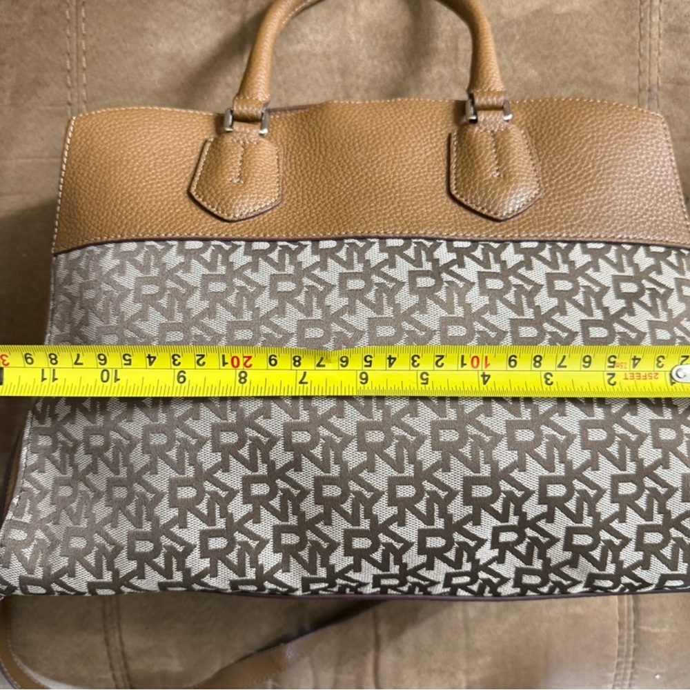 DKNY Brown and Cream Satchel - Picture 6 of 7
